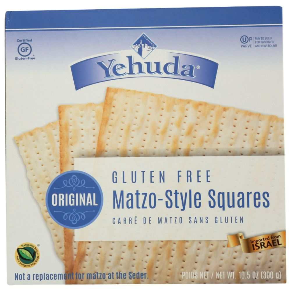 YEHUDA: Gluten Free Original Matzo Squares, 10.5 oz