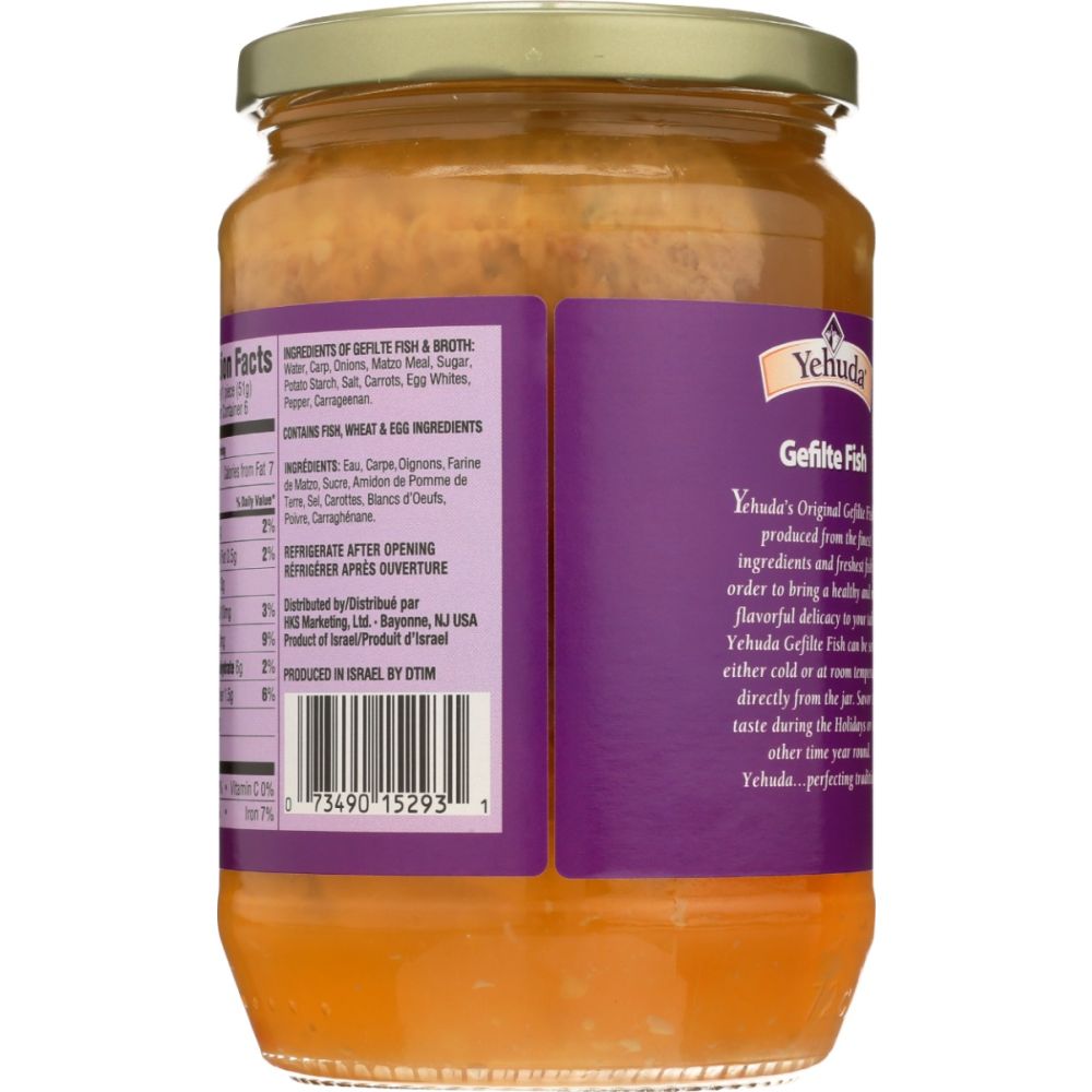 YEHUDA: Original Gefilte Fish, 24 oz