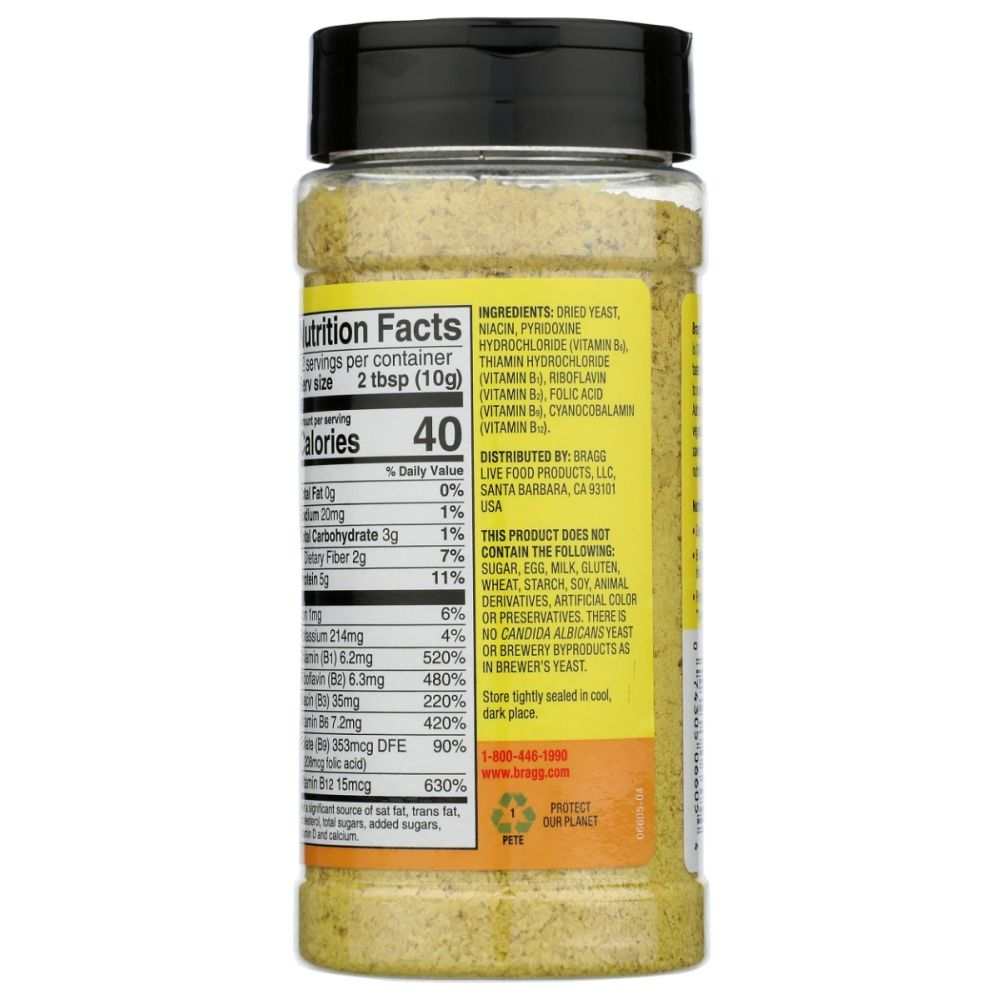 BRAGG: Nutritional Yeast Seasoning, 4.5 oz