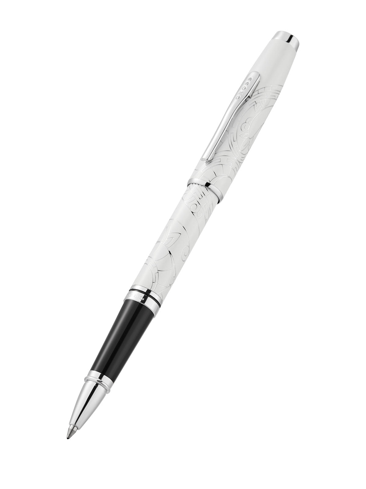 Coventry Zodiac Year of the Snake Pearl White Lacquer Rollerball Pen