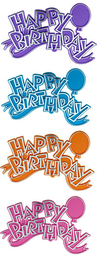 Plaque Ballon Joyeux Anniversaire Ass.