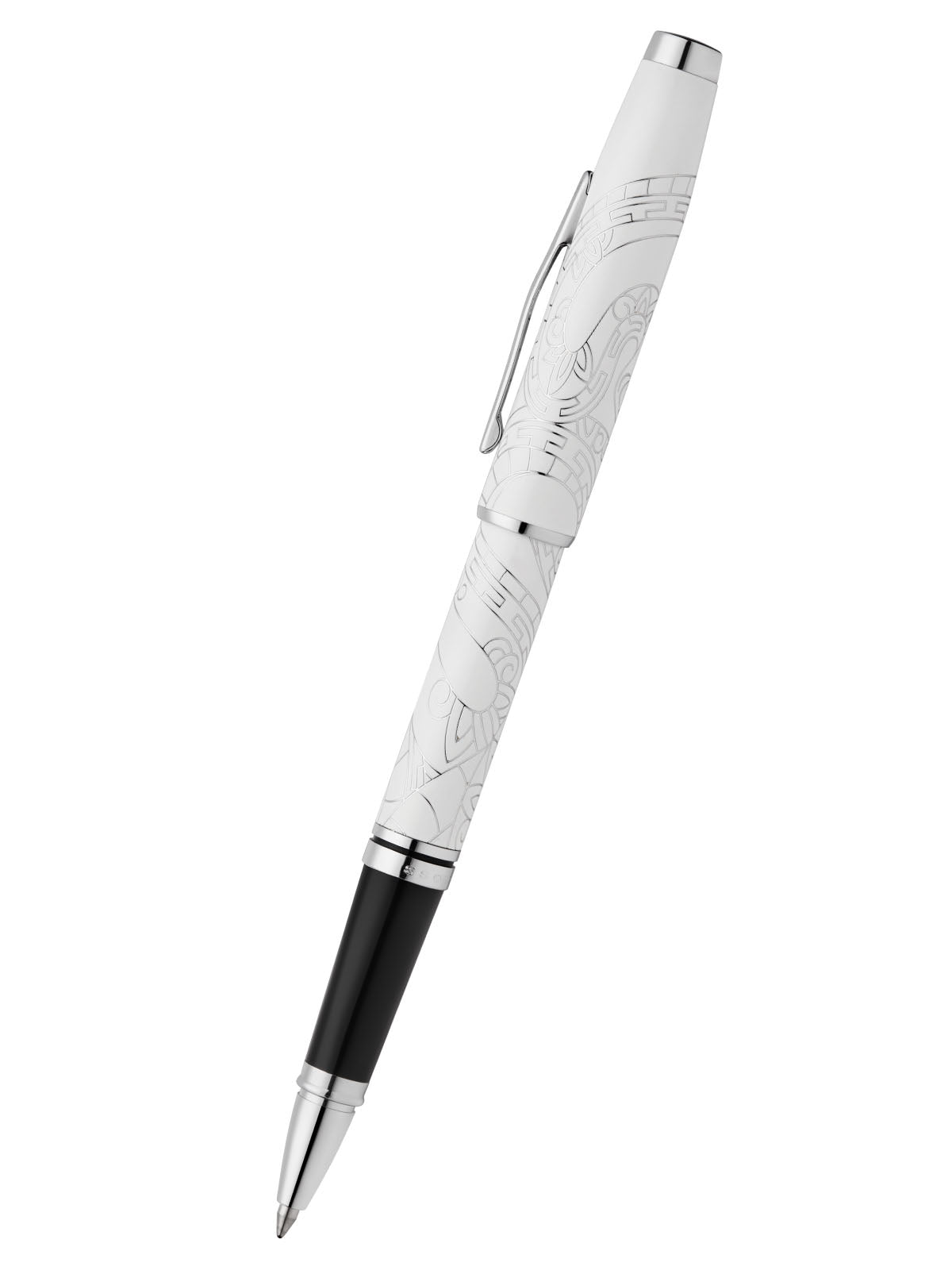 Coventry Zodiac Year of the Snake Pearl White Lacquer Rollerball Pen