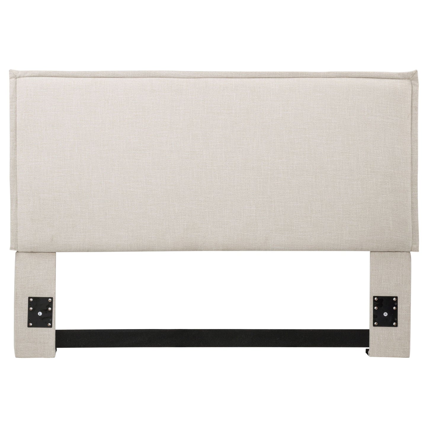 Izzy Upholstered Queen or Full Panel Headboard Sand