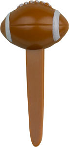 Cures-cupcakes de football, 6,35 cm - 12, 24 ou 72 unités