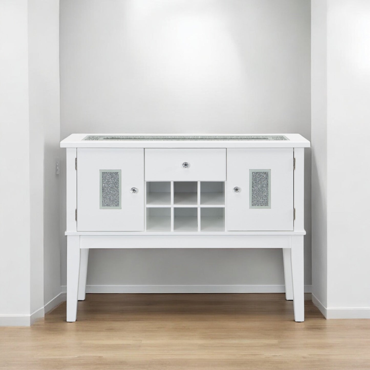 Elizaveta Faux Crystal Diamonds Sideboard