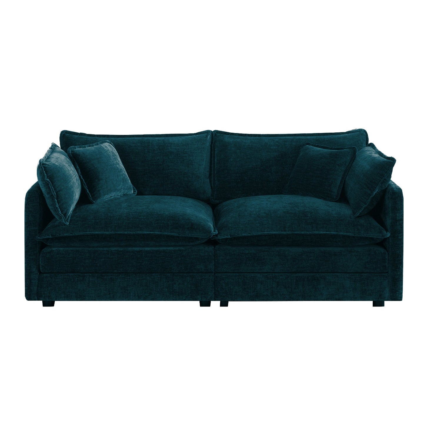 Modern Fabric Loveseat Sofa Couch for Living Room