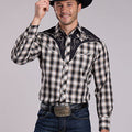 Western Black Plaid | Roper Mens