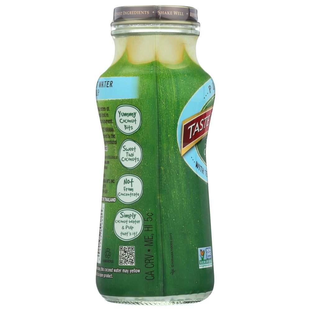 TASTE NIRVANA: Coconut Water with Pulp, 9.5 oz