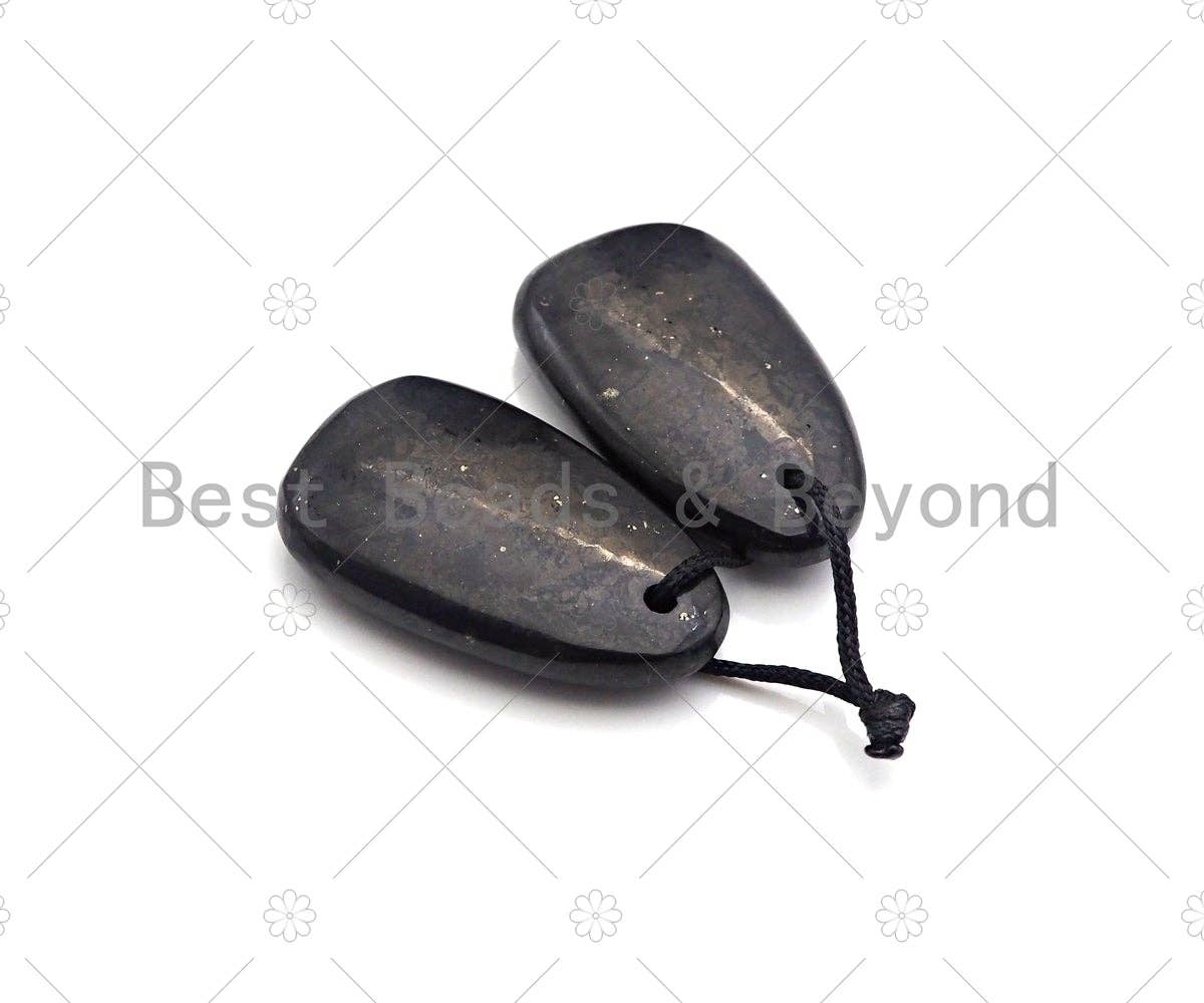 Triangle Shape Shungite stone for EMF Protection, Shungite Authentic Stone, Healing Energy, Meditation, Protection,18x32mm, sku#U991