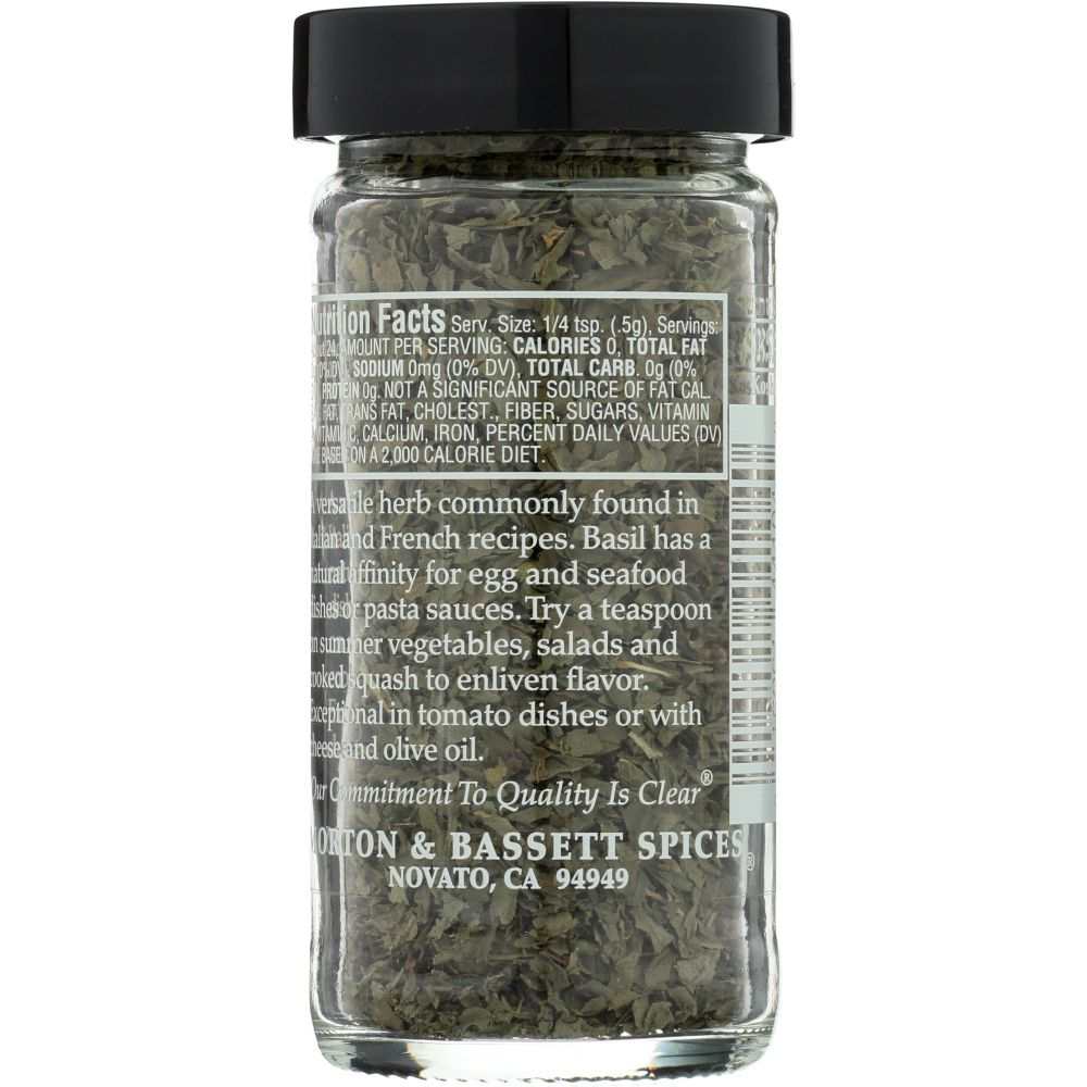 MORTON & BASSETT: Basil, 0.4 oz
