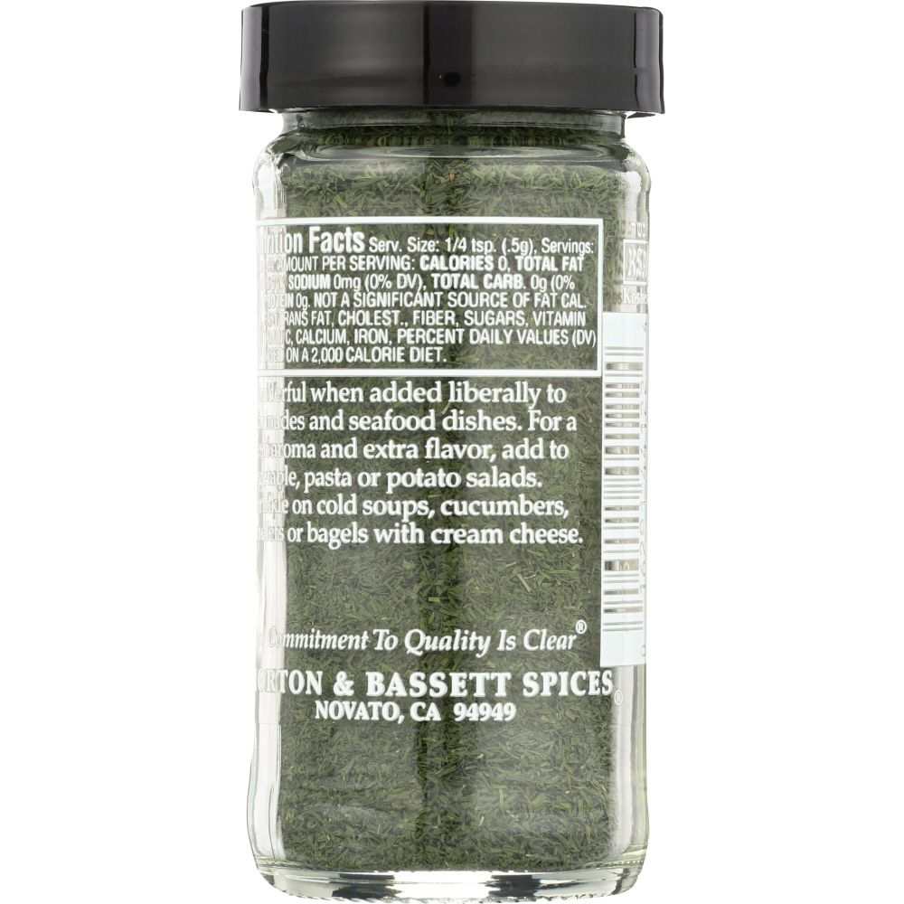 MORTON & BASSETT: Dill Weed, 0.8 oz