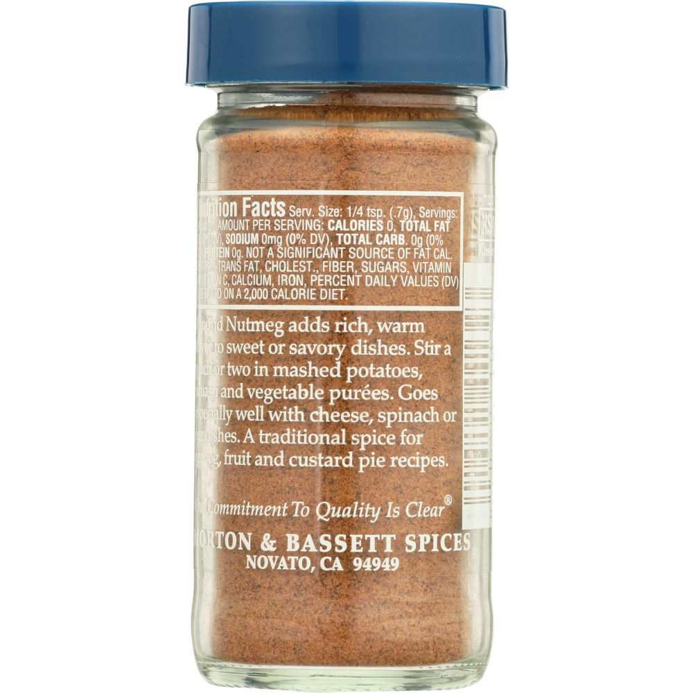 MORTON & BASSETT: Ground Nutmeg, 2.3 oz
