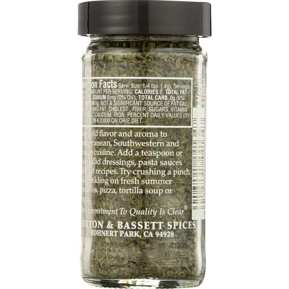 MORTON & BASSETT Oregano Spices -Enhance Mediterranean|Mexican Recipes 1.1oz