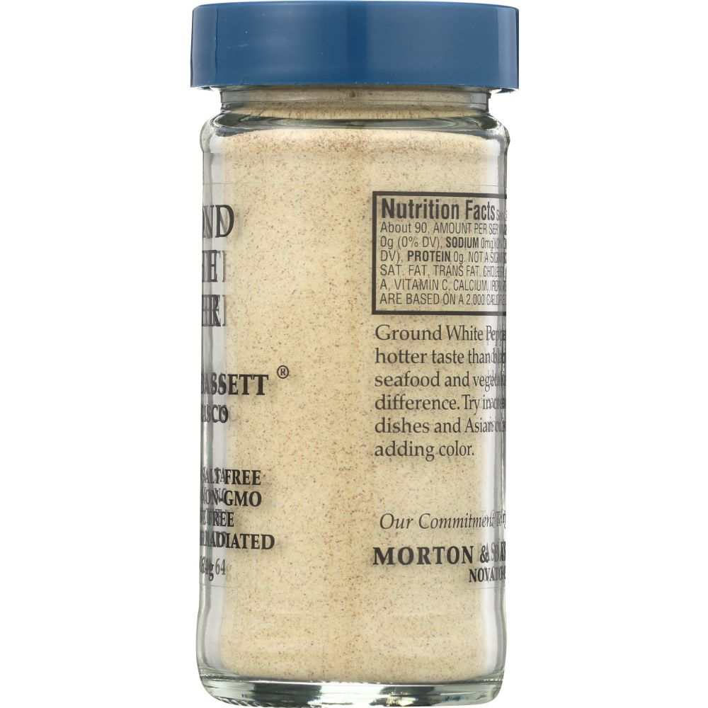 MORTON & BASSETT: Ground White Pepper, 2.3 oz