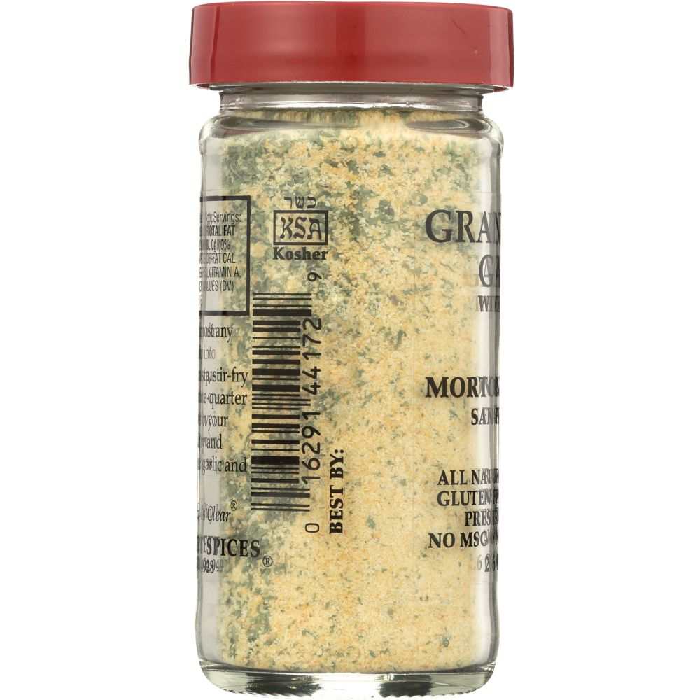Morton & Bassett Granulated Garlic with Parsley - 2.6 oz for Cooking