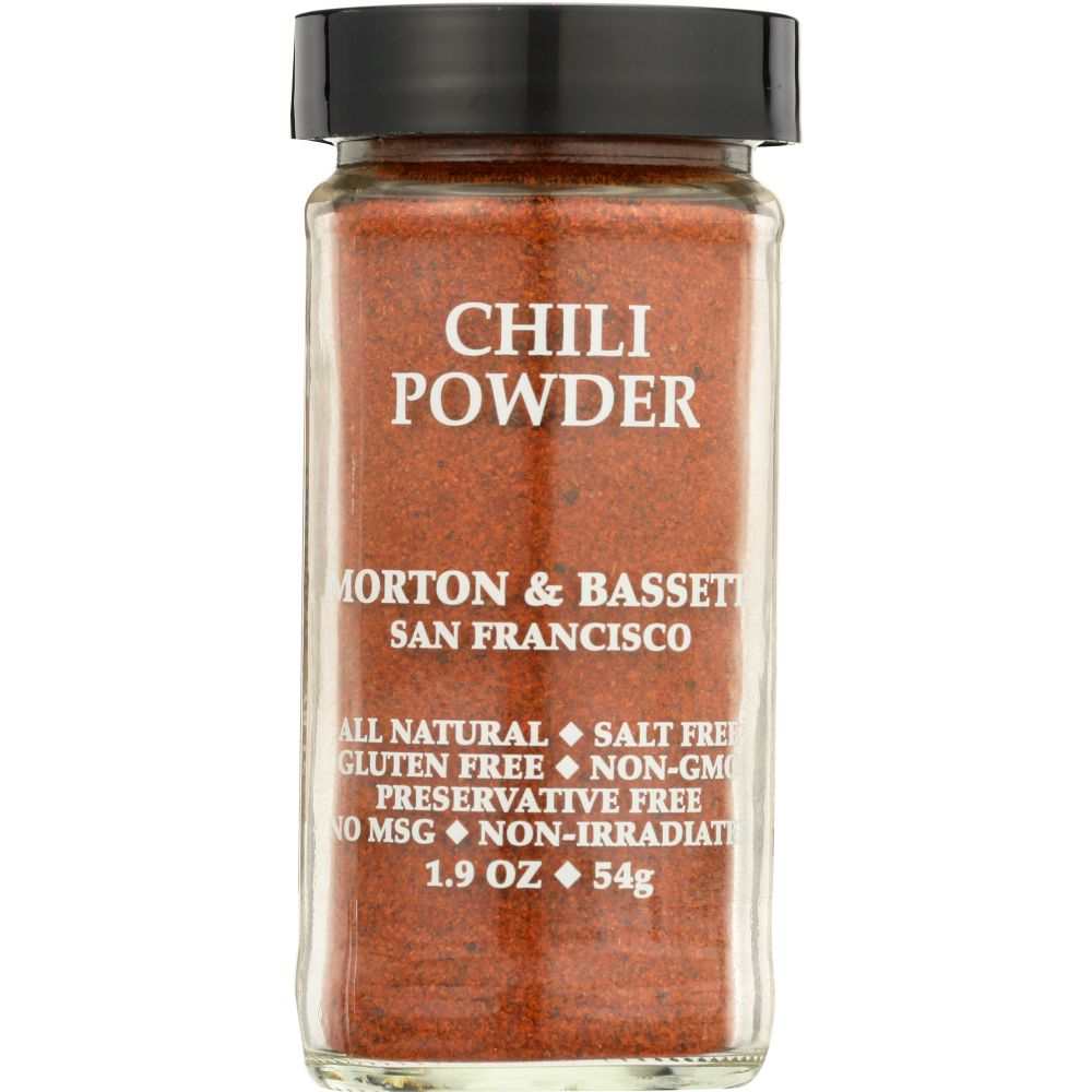 MORTON & BASSETT Chili Powder - Perfect for Cooking|BBQ| Bold Spice 1.9 oz
