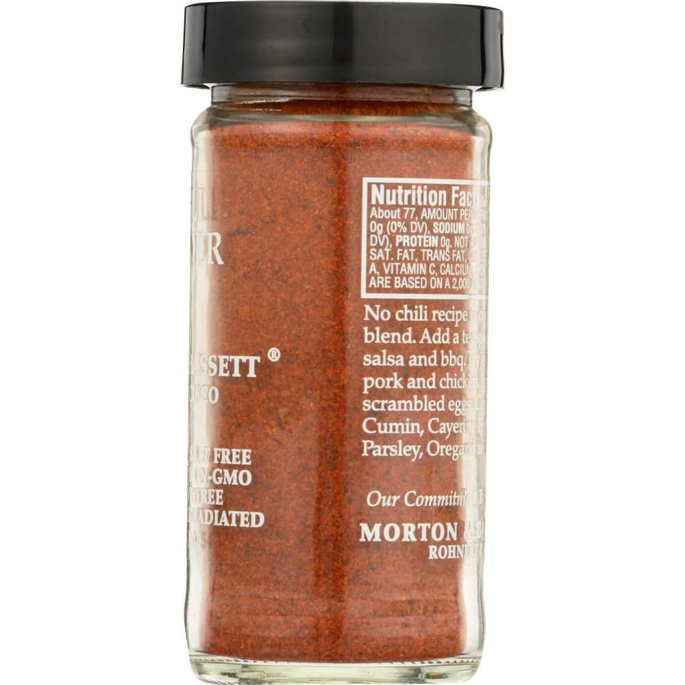 MORTON & BASSETT Chili Powder - Perfect for Cooking|BBQ| Bold Spice 1.9 oz