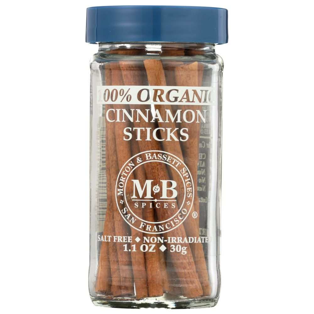 MORTON & BASSETT: Organic Cinnamon Sticks, 1.1 oz