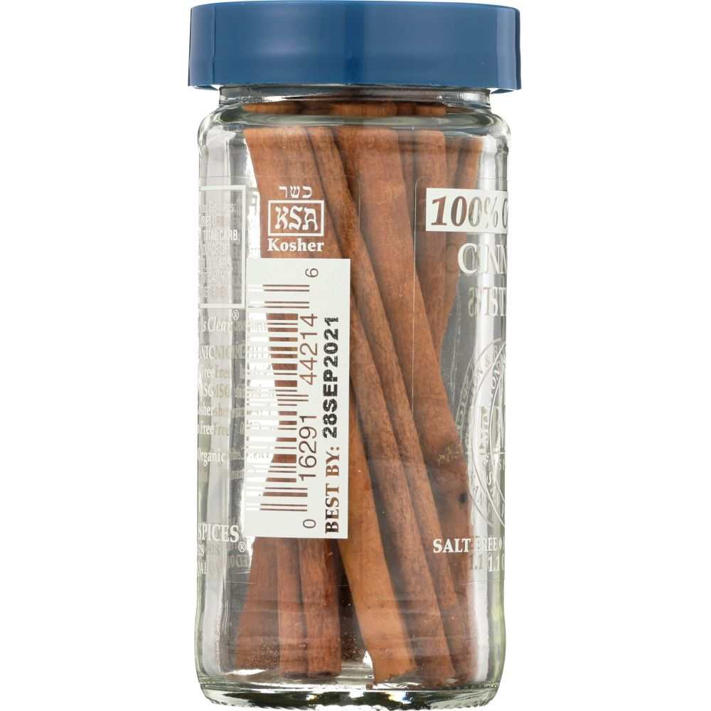 MORTON & BASSETT: Organic Cinnamon Sticks, 1.1 oz