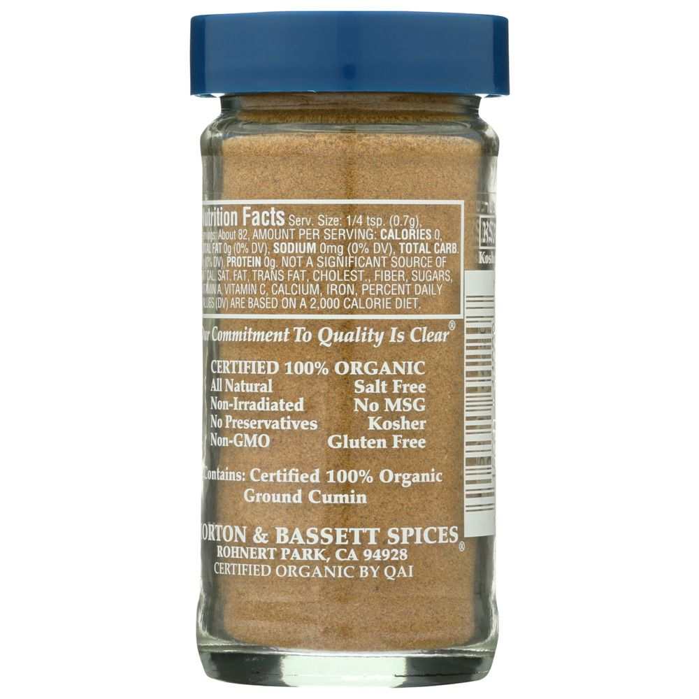 MORTON & BASSETT: Organic Ground Cumin, 2 oz