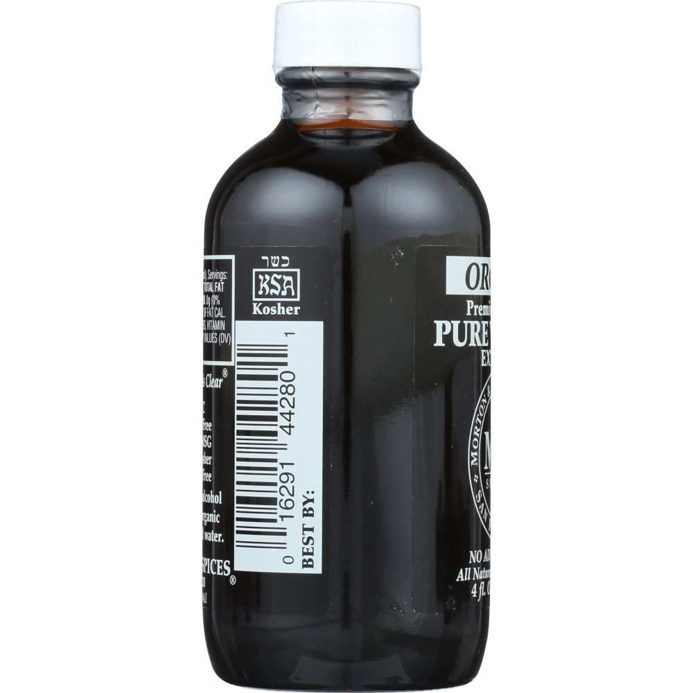MORTON & BASSETT Organic Pure Vanilla Extract - 4 oz | Quality Flavor