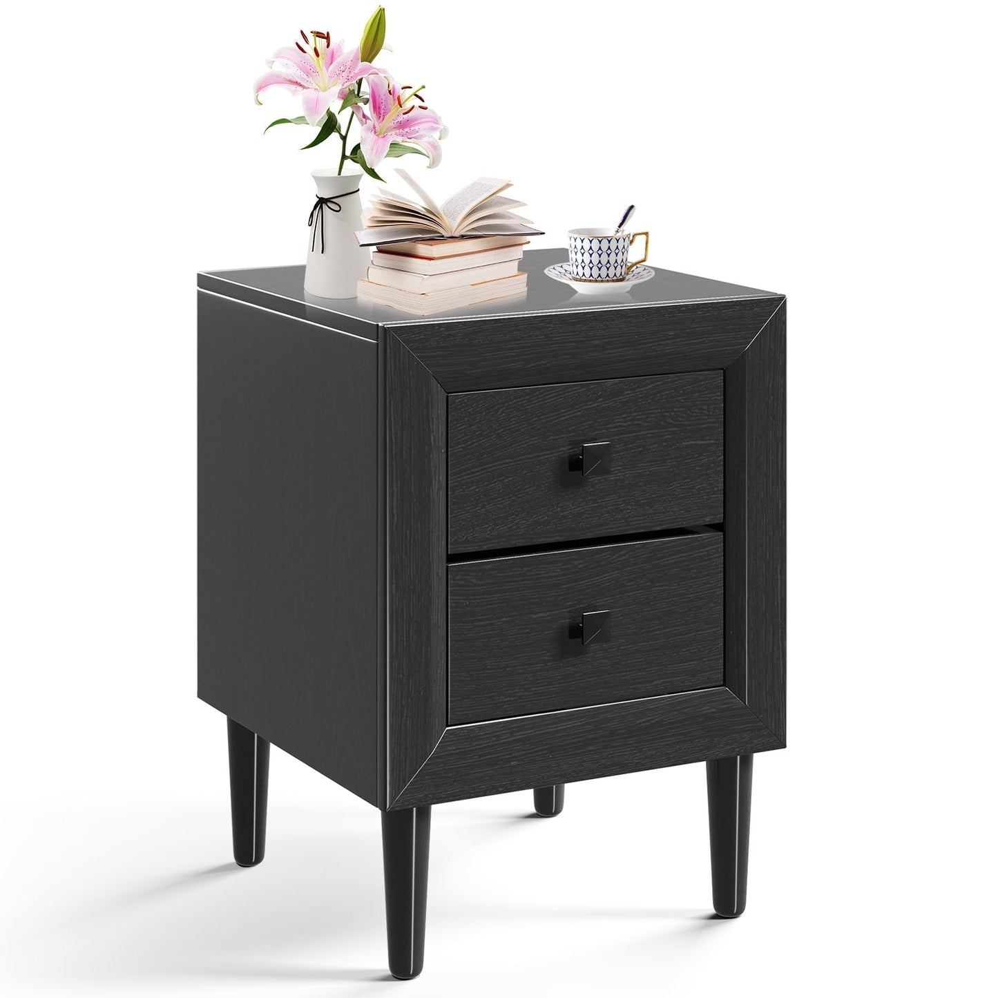 Multipurpose Retro Bedside Nightstand