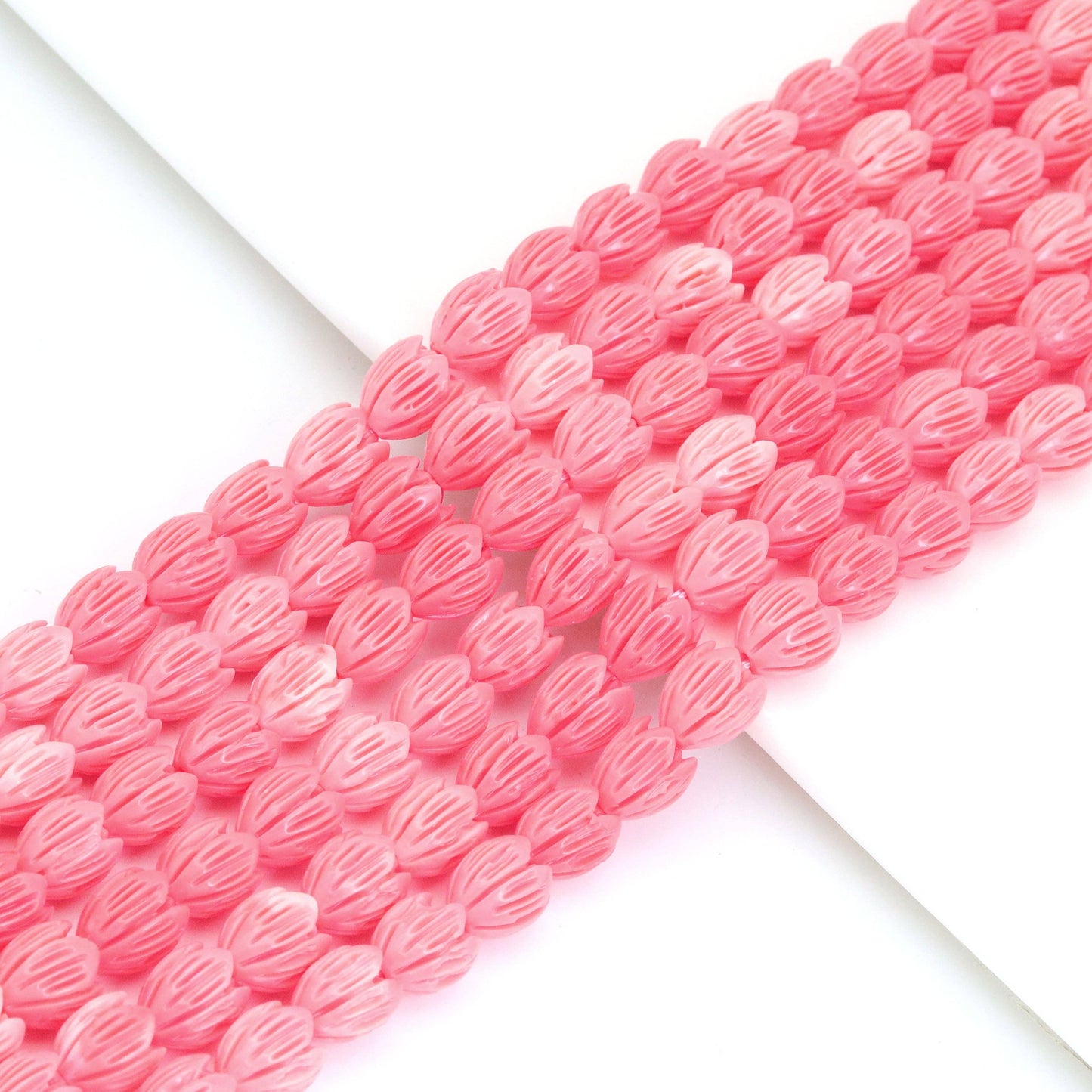 10x12mm Pink Tulip Jasper Beads, Sku#U2028