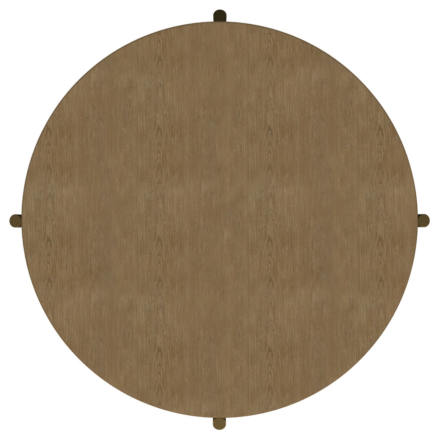 Arini Round Coffee Table With Storage Shelf Sand Wash