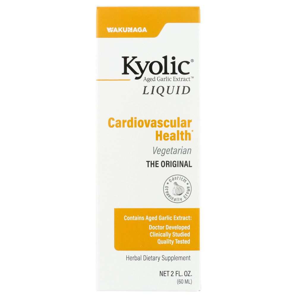 KYOLIC Aged Garlic Extract Vegetarian Liquid Plain, 2 oz