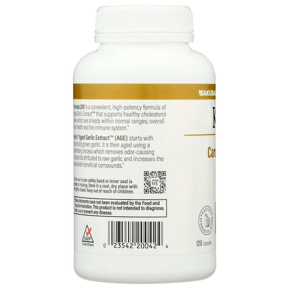 KYOLIC: Aged Garlic Extract Cardiovascular Reserve, 120 Capsules