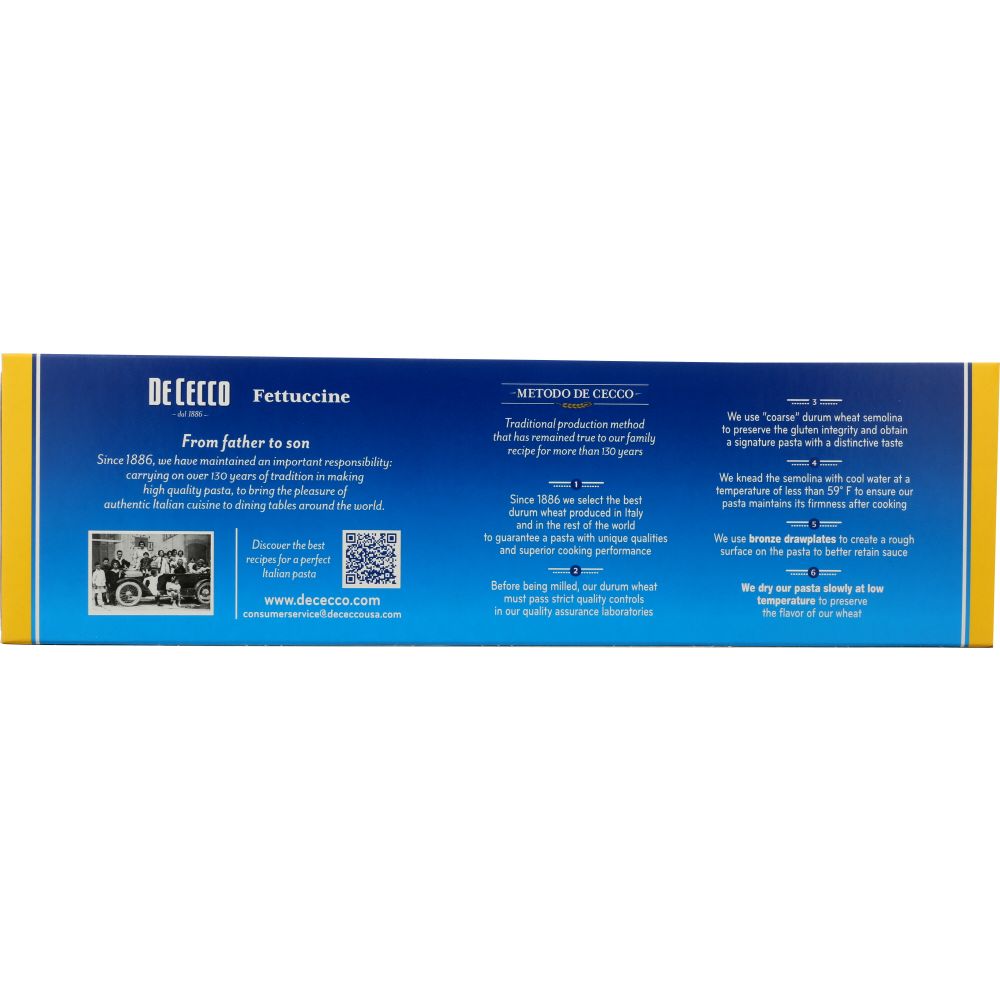 DE CECCO: #6 Fettuccine Pasta, 16 oz