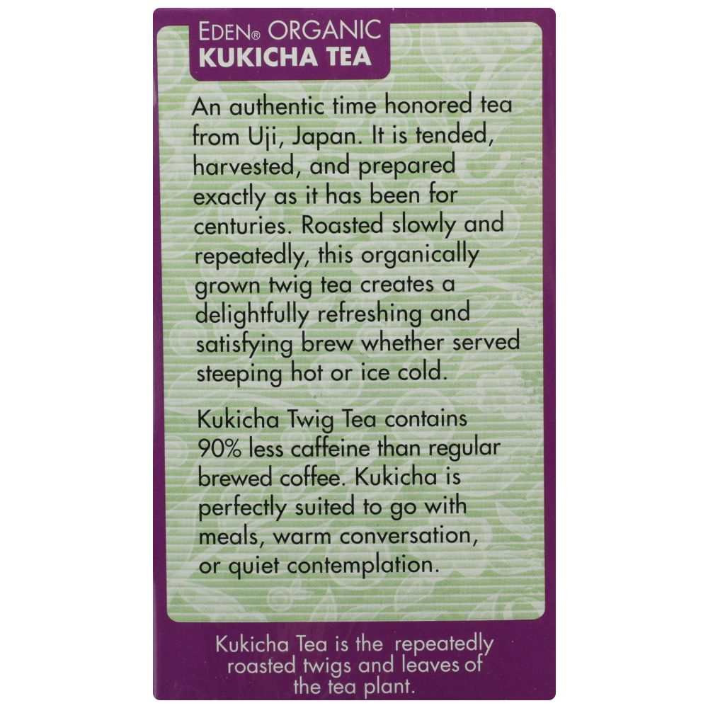 EDEN FOODS: Organic Kukicha Twig Tea, 16 bg