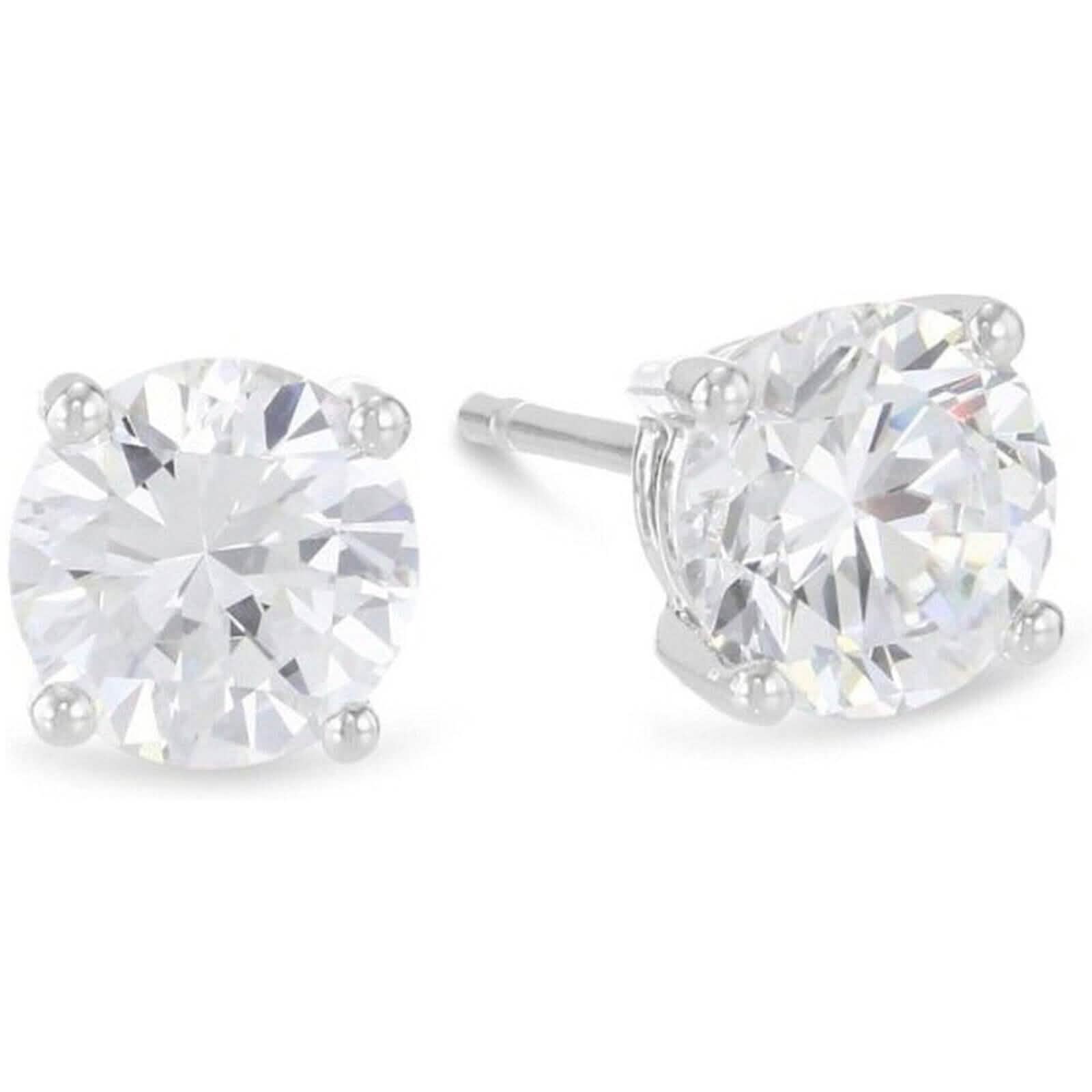 0.25 Ct T.W. 天然ダイヤモンド スタッド 14k ホワイトまたはイエローゴールド