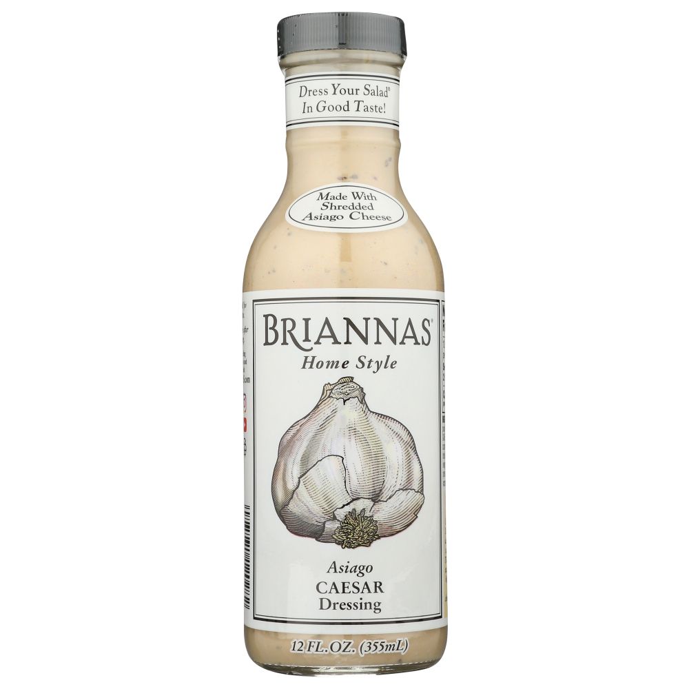BRIANNAS: Homestyle Asiago Caesar Dressing, 12 oz