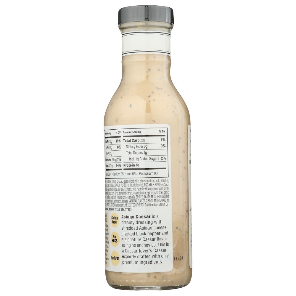 BRIANNAS: Homestyle Asiago Caesar Dressing, 12 oz