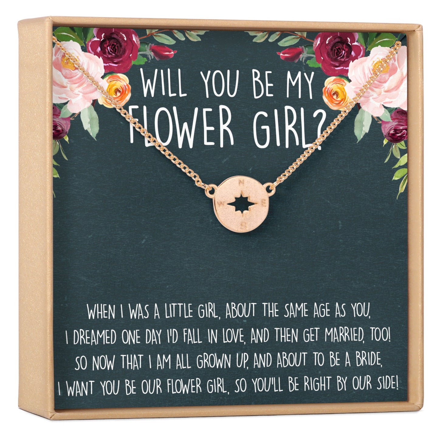 Flower Girl Necklace, Multiple Styles