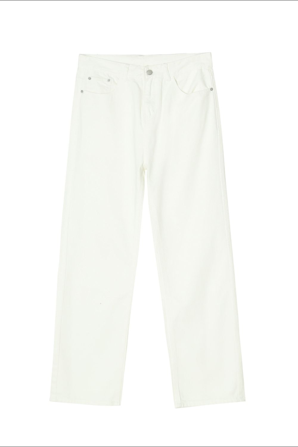 Straight Leg Jeans with Pockets