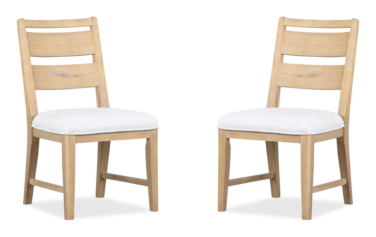 Somerset - Dining Side Chair With Upholstered Seat (Set of 2) - Butternut and Omari Natural