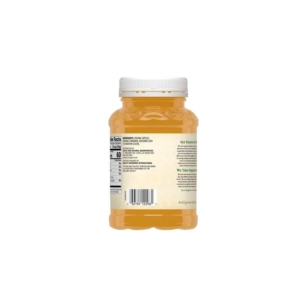 SANTA CRUZ: Organic Cinnamon Apple Sauce, 23 Oz