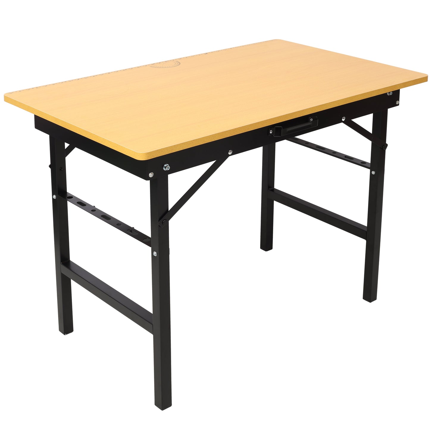 Portable Folding Work Table with Measuring Tape and Angle Finder