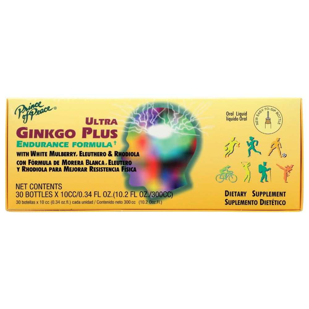 PRINCE OF PEACE: Ginkgo Plus Endurance Formula, 30 pc
