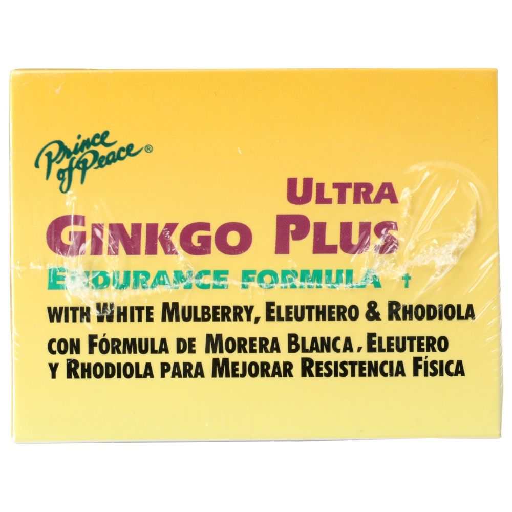 PRINCE OF PEACE: Ginkgo Plus Endurance Formula, 30 pc