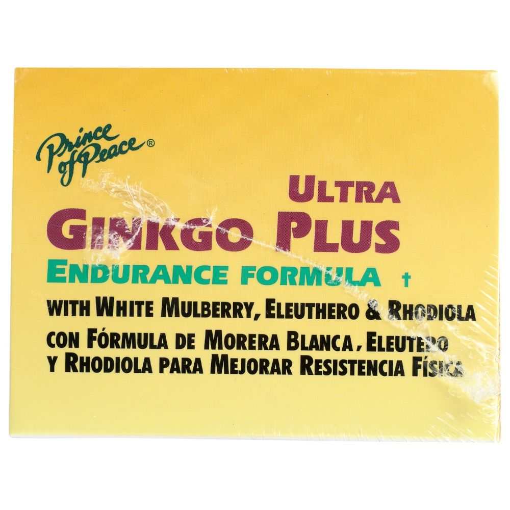 PRINCE OF PEACE: Ginkgo Plus Endurance Formula, 30 pc