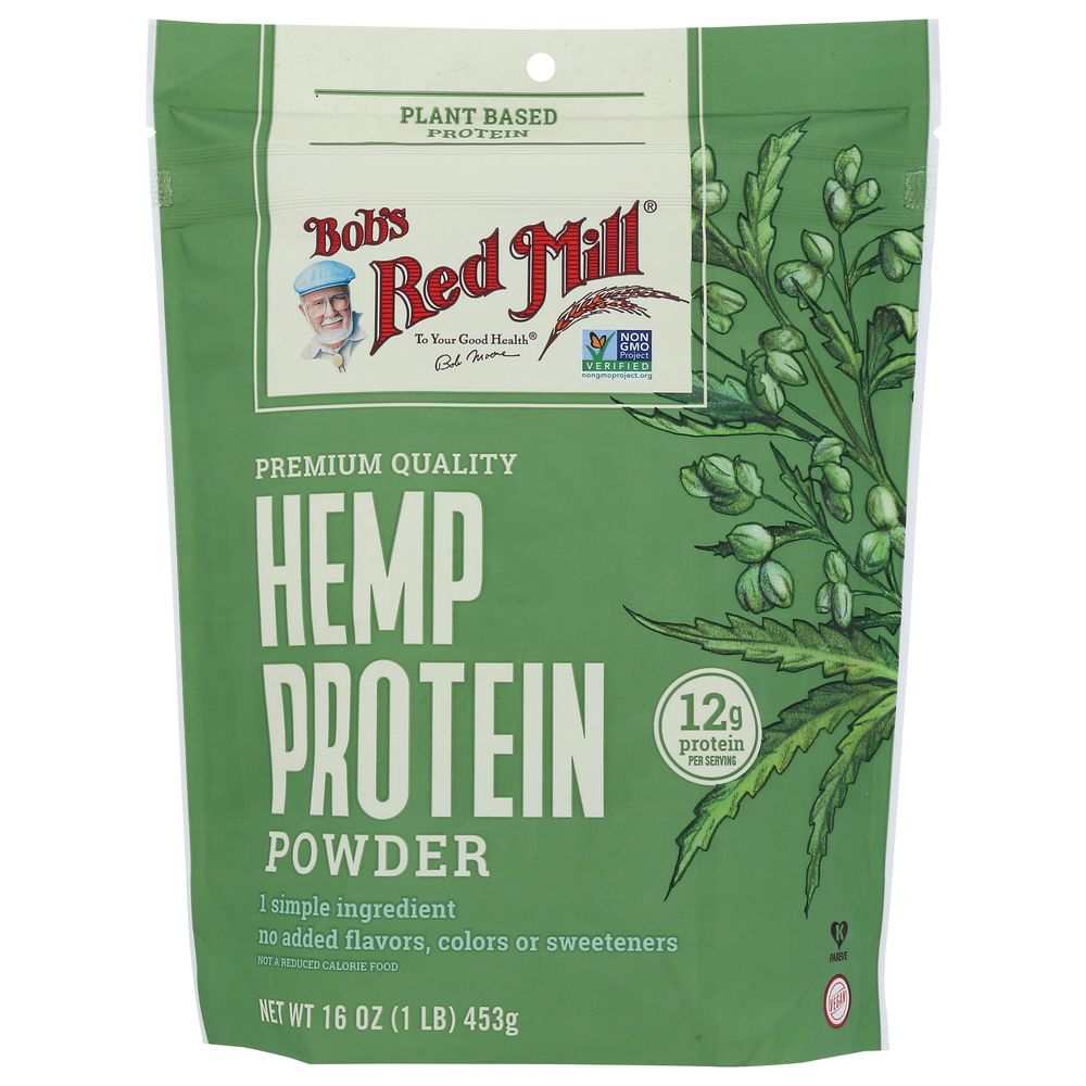 BOB'S RED MILL: Hemp Protein Powder, 16oz - Plant-Based Protein Source