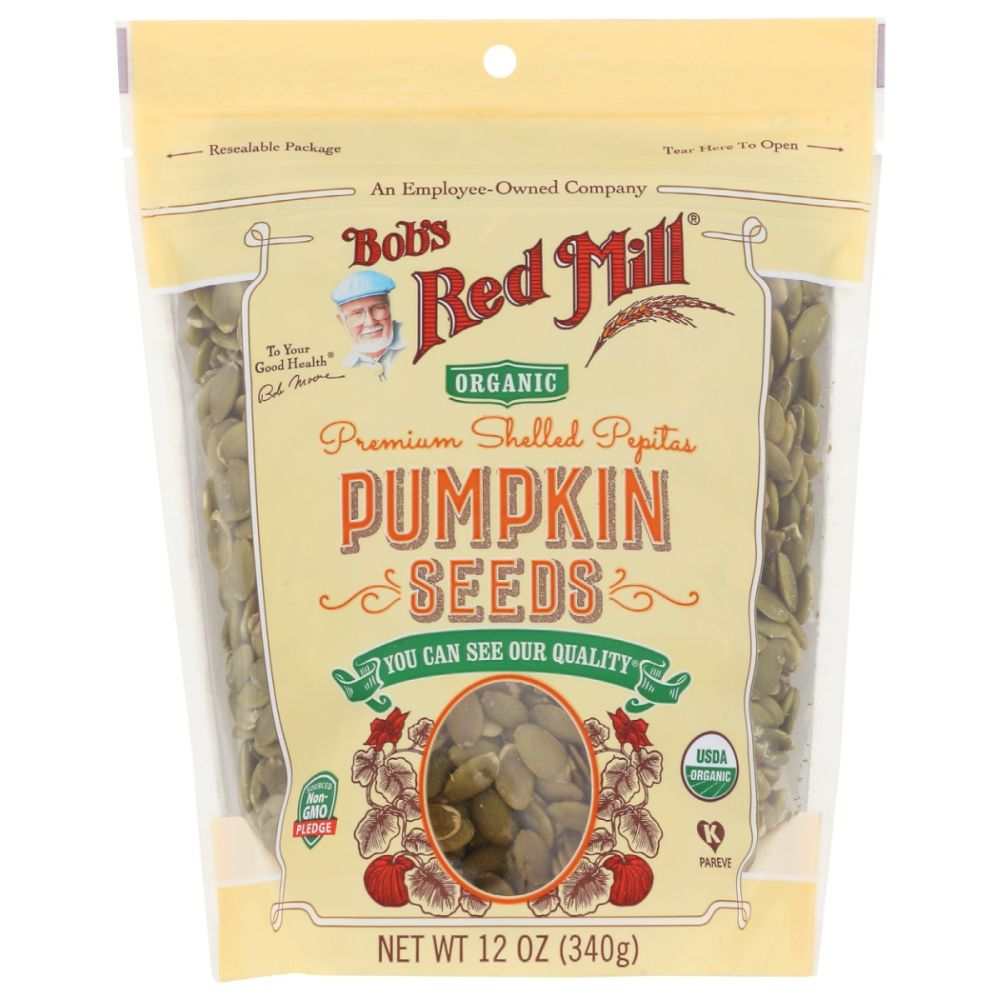 BOB'S RED MILL: Premium Shelled Pumpkin Seeds, 12 oz