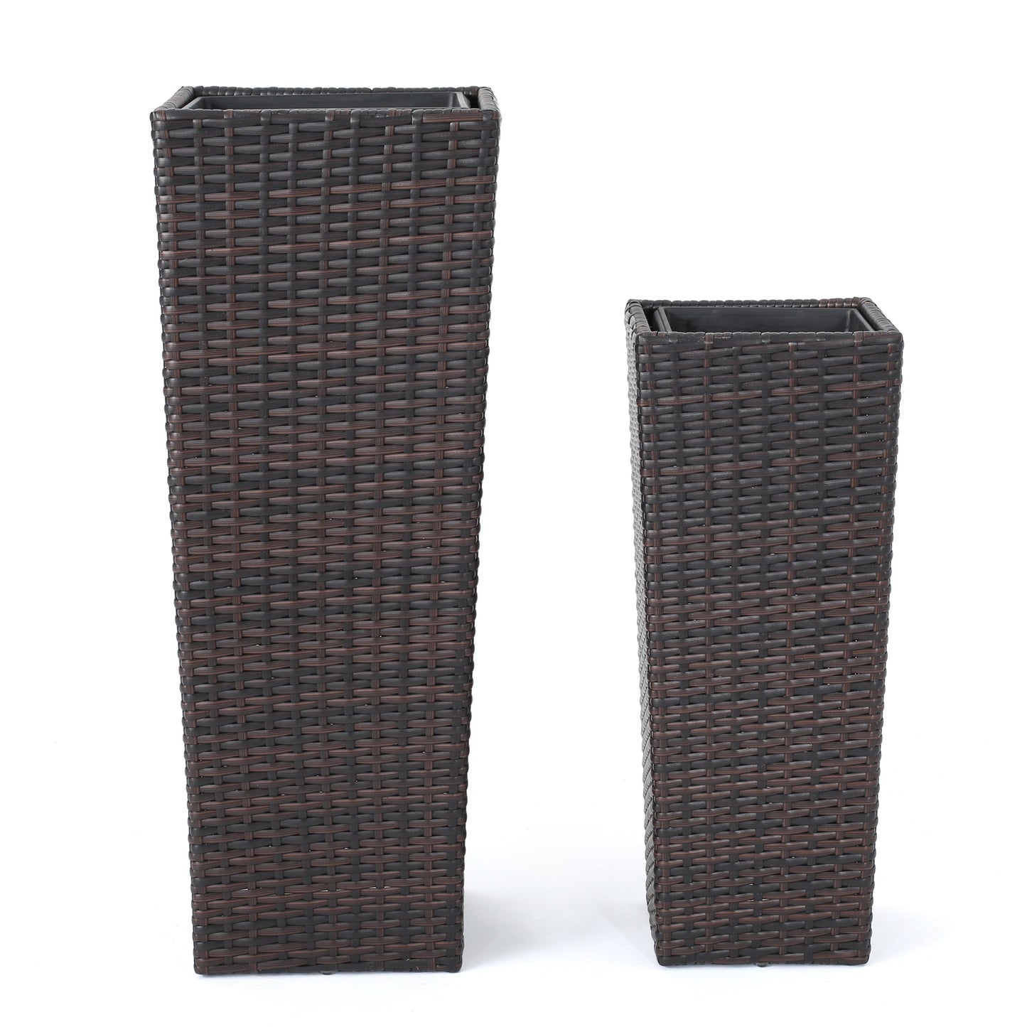 Rattan Flower Pot Set