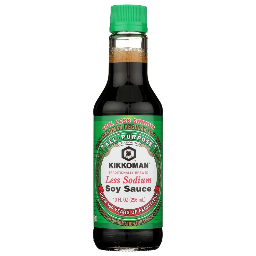 KIKKOMAN: Less Sodium Soy Sauce, 10 oz