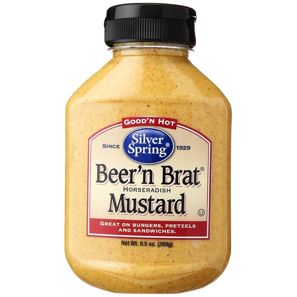 SILVER SPRING: Beer 'n Brat Mustard, 9.5 Oz
