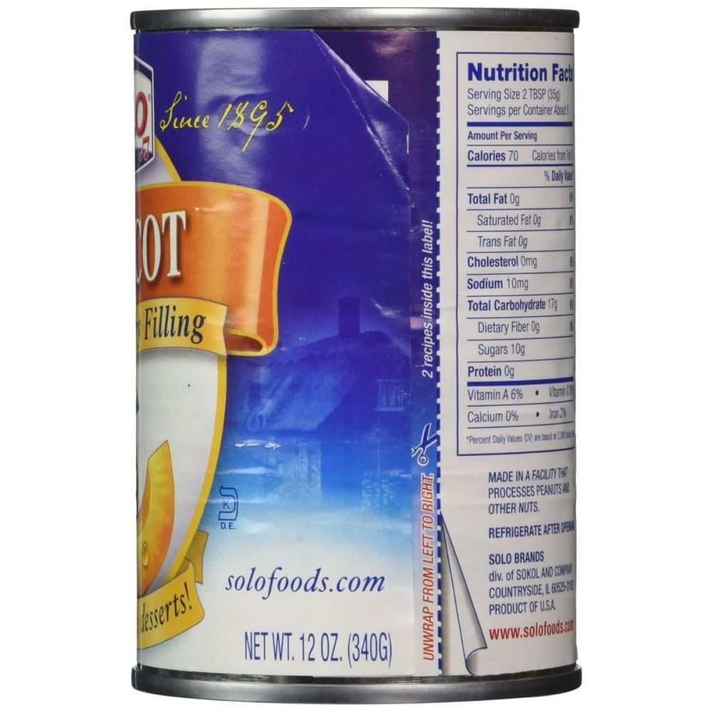 SOLO: Apricot Filling, 12 oz