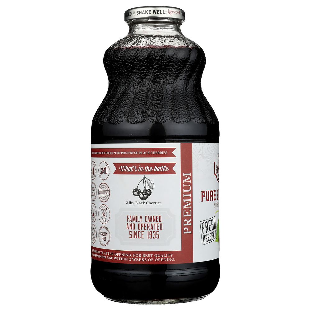 LAKEWOOD: Juice Premium Pure Black Cherry, 32 oz